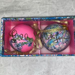 NIB Lilly Pulitzer ornaments